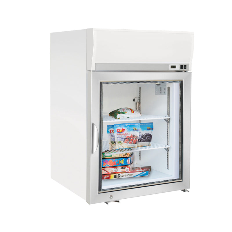 Maxx Cold Merchandiser Freezer, Countertop, 4.2 cu. ft. Storage Capacity, in White