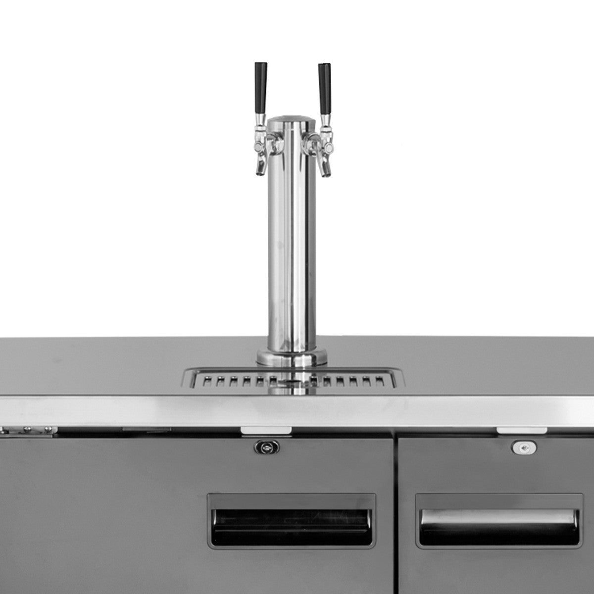 Maxx Cold X-Series Single Tower, 2 Tap Beer Dispenser, 47.5