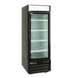 Main Image of Maxx Cold Single Glass Door Merchandiser Freezer, 27", 23 cu. ft. Capacity, in Black (MXM1-23FBHC)