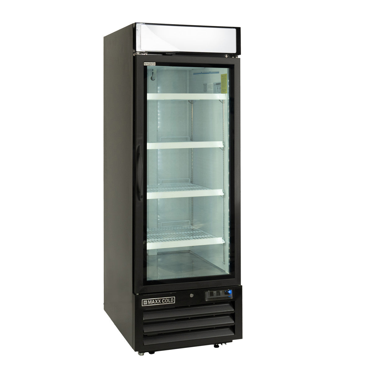 m-fridayページ Maxx Cold Single Glass Door Merchandiser Freezer, 27