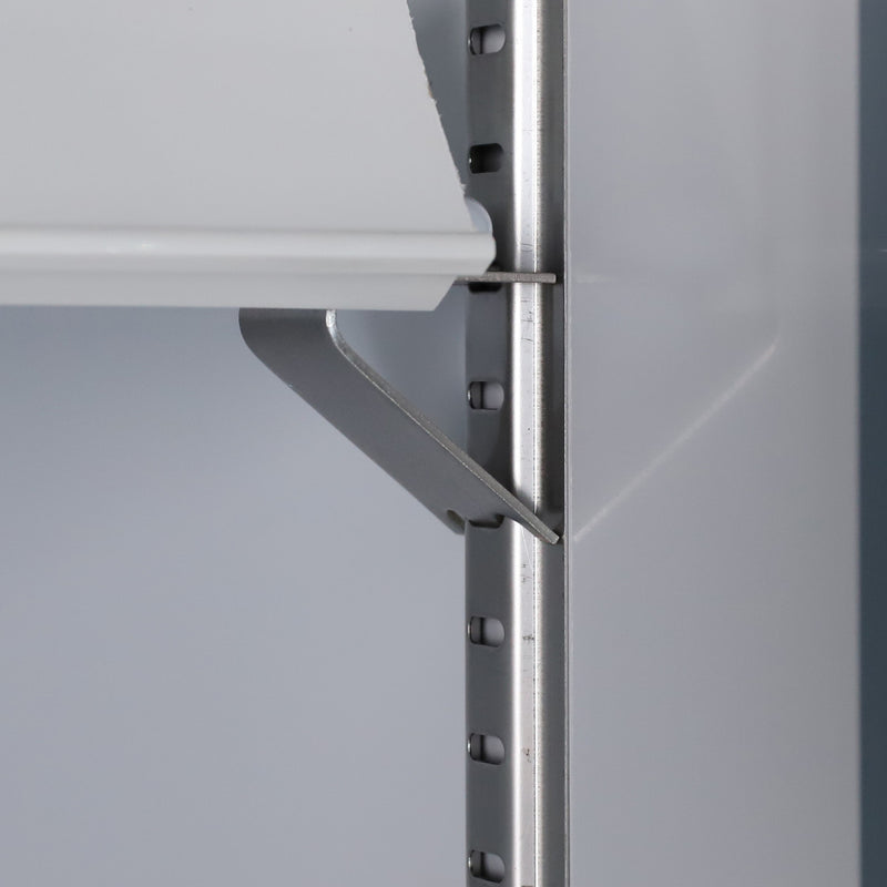 Maxx Cold Double Glass Door Narrow Width Merchandiser Refrigerator, Swing Door, 36 cu. ft., White