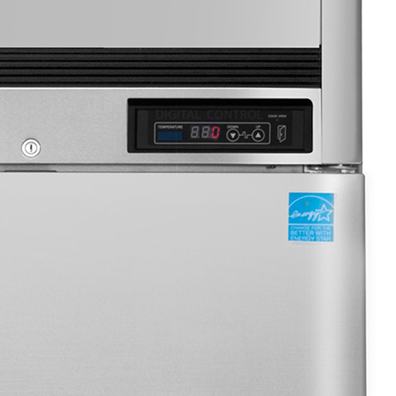Maxx Cold Double Door Reach-In Freezer, Top Mount, 49 cu. ft., Energy Star, Stainless Steel