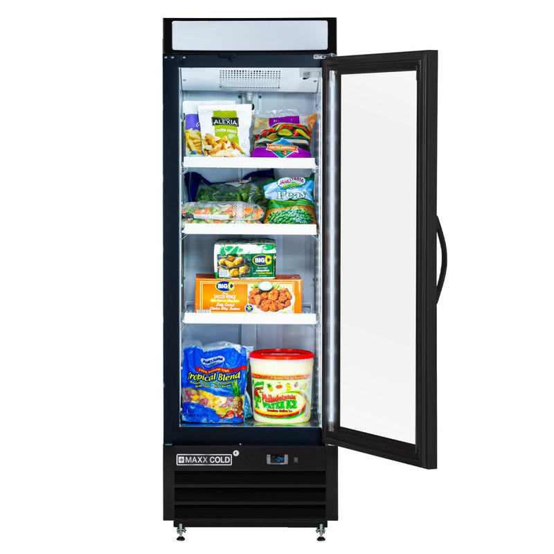 Maxx Cold X-Series Single Glass Door Merchandiser Freezer, Free ...