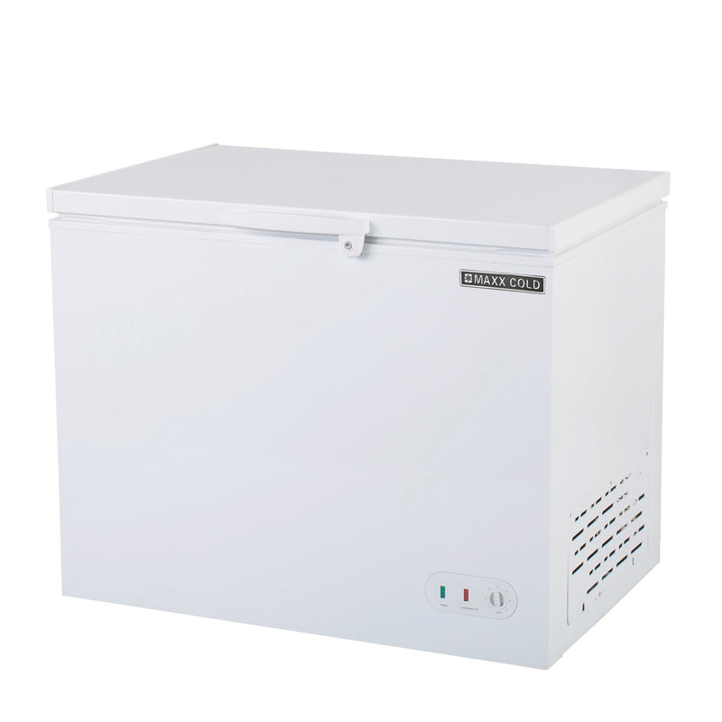 Maxx Cold Chest Freezer with Solid Top, 9.6 cu. ft. Storage Capacity, in White