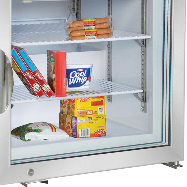 Maxx Cold Merchandiser Freezer, Countertop, 2.1 cu. ft. Storage Capacity, in White- Lifestyle