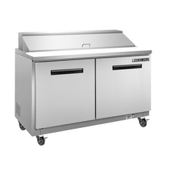 Maxx Cold Two-Door Refrigerated Sandwich and Salad Prep Station, 12 cu. ft., in Stainless-Steel