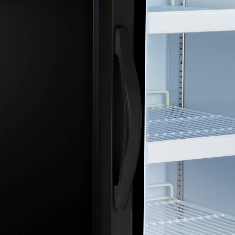 Maxx Cold Single Glass Door Merchandiser Refrigerator, 23 cu. ft., Energy Star, in Black