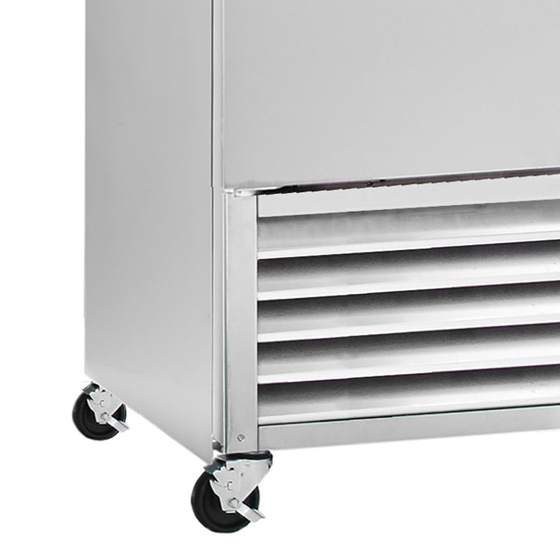 Maxx Cold Triple Door Reach-In Freezer, Bottom Mount, in Stainless Steel