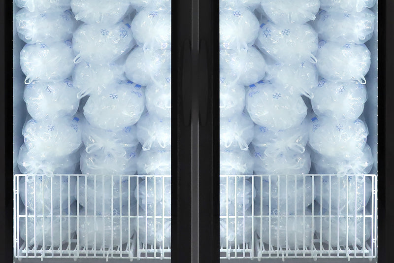 Maxx Cold 27” Glass Door Ice Merchandiser Freezer, 23 Cu. Ft. Storage, Single Door