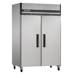 Maxx Cold Double Door Reach-In Freezer, Top Mount, 49 cu. ft., Energy Star, in Stainless Steel