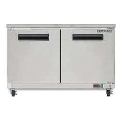 Maxx Cold Double Door Undercounter Refrigerator, 12 cu. ft. Storage Capacity, in Stainless Steel