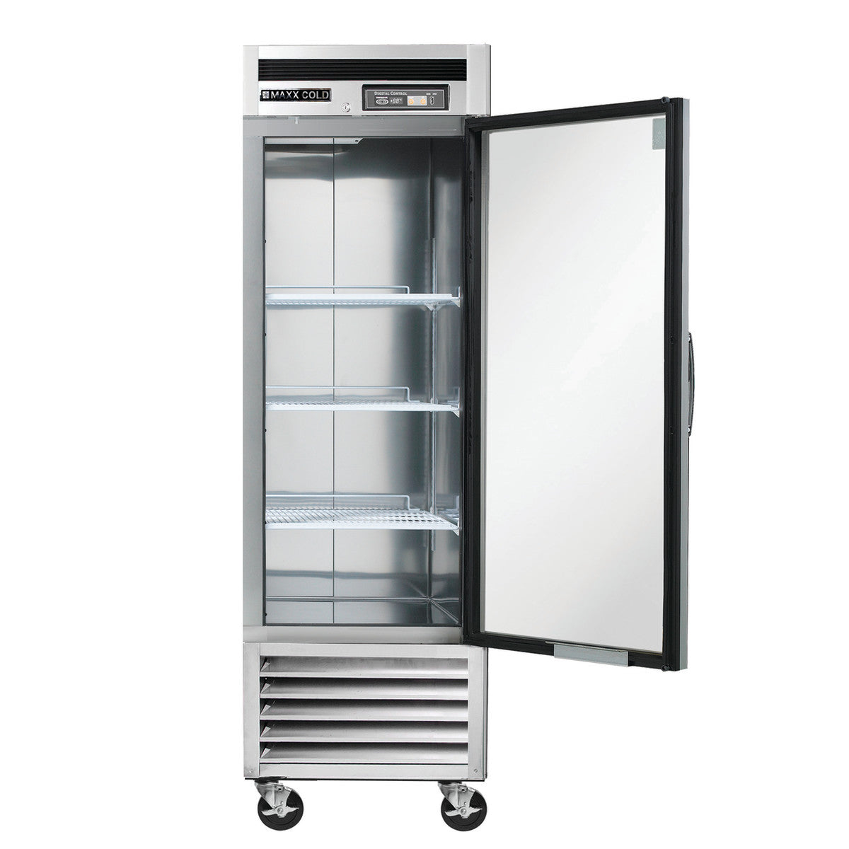 Maxx Cold Single Door Reach-in Refrigerator, Bottom Mount, 26.75