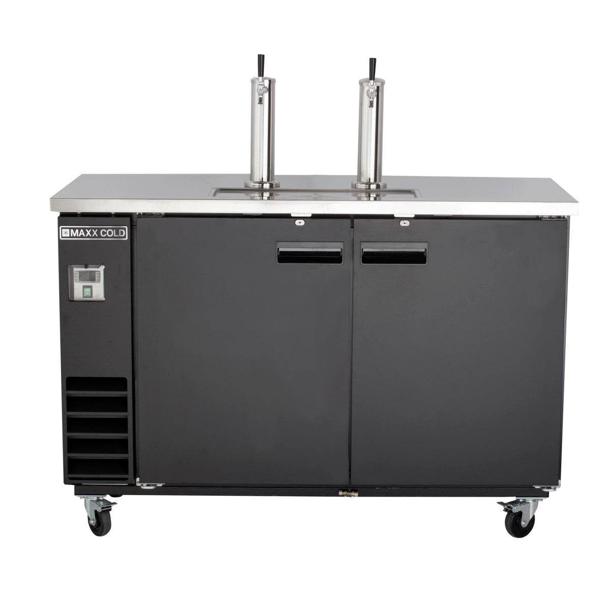 Maxx Cold X-Series Dual Tower, 2 Tap Beer Dispenser, 61