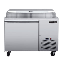 Maxx Cold V-Series 1 Door Refrigerated Pizza Prep Table, in Stainless Steel