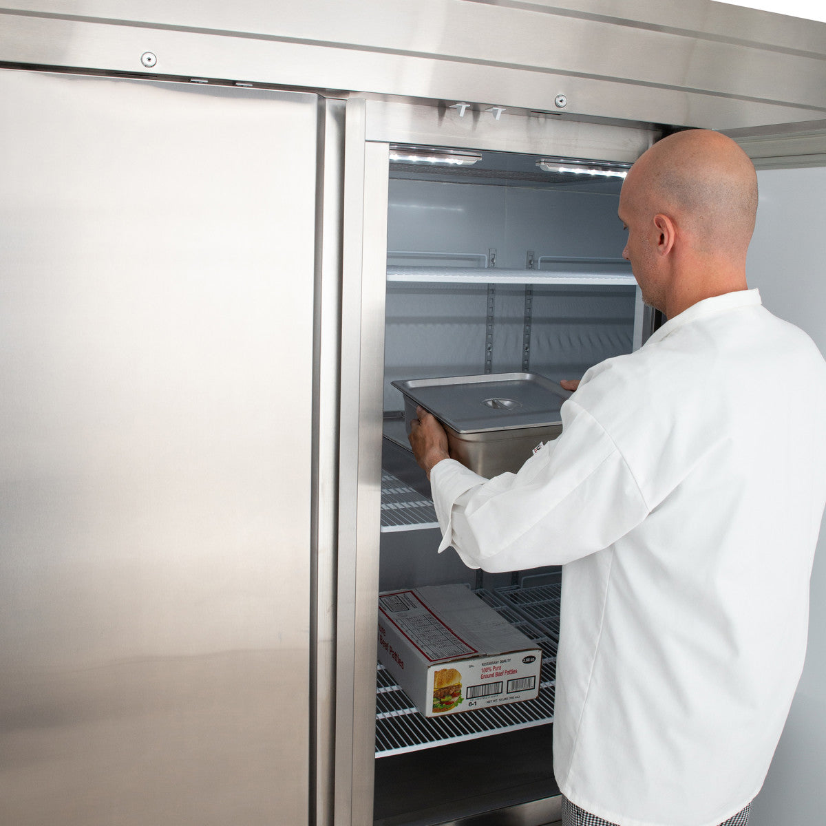 Maxx Cold V-Series 3 Door Reach-In Freezer, Bottom Mount, 81