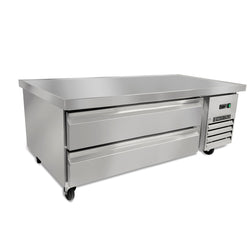 Maxx Cold Two-Drawer Refrigerated Chef Base, 8.8 cu. ft. Storage Capacity, in Stainless Steel