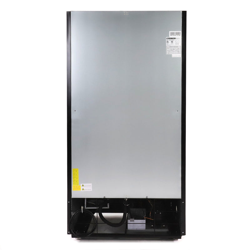 Maxx Cold Double Glass Door Narrow Width Merchandiser Refrigerator, Swing Door, 36 cu. ft., White