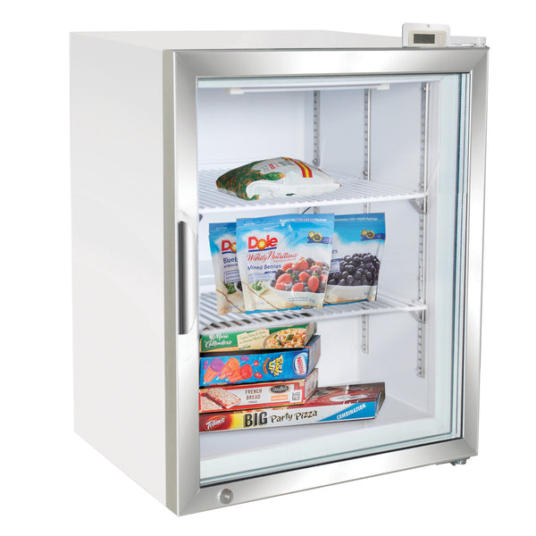 Maxx Cold Merchandiser Freezer, Countertop, 3.5 cu. ft. Storage Capacity, in White