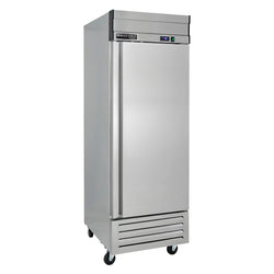 Main Image of Maxx Cold V-Series 1 Solid Door Reach-In Refrigerator, Bottom Mount, 27"W, 19 cu. ft. Storage Capacity, in Stainless Steel (MVR-23FDHC)