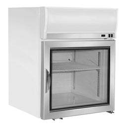 Maxx Cold Merchandiser Freezer, Countertop, 2.1 cu. ft. Storage Capacity, in White